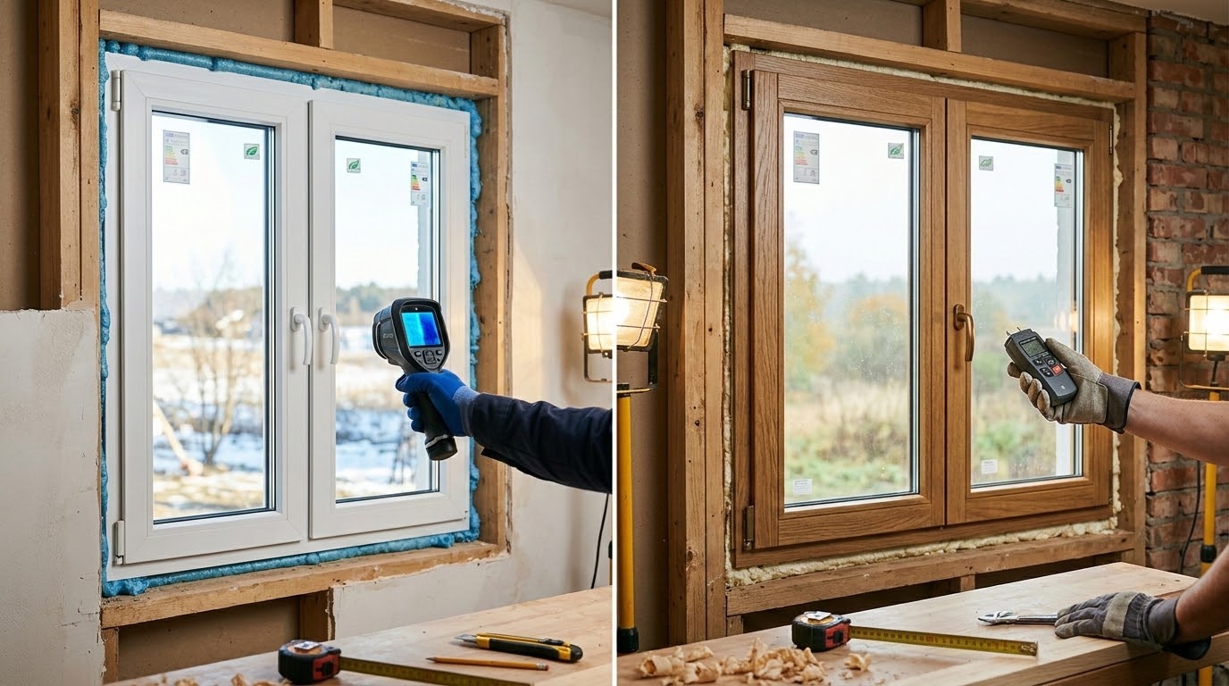Энергосберегающие окна из ПВХ или дерева: что выбрать для дома